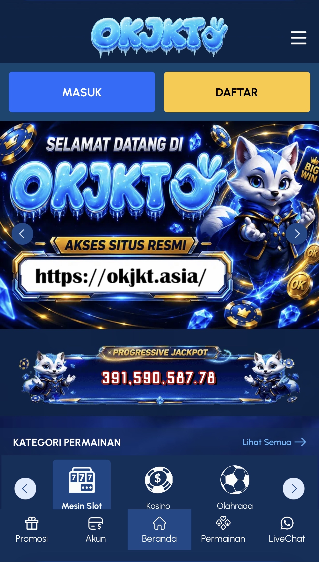 banner selamat datang