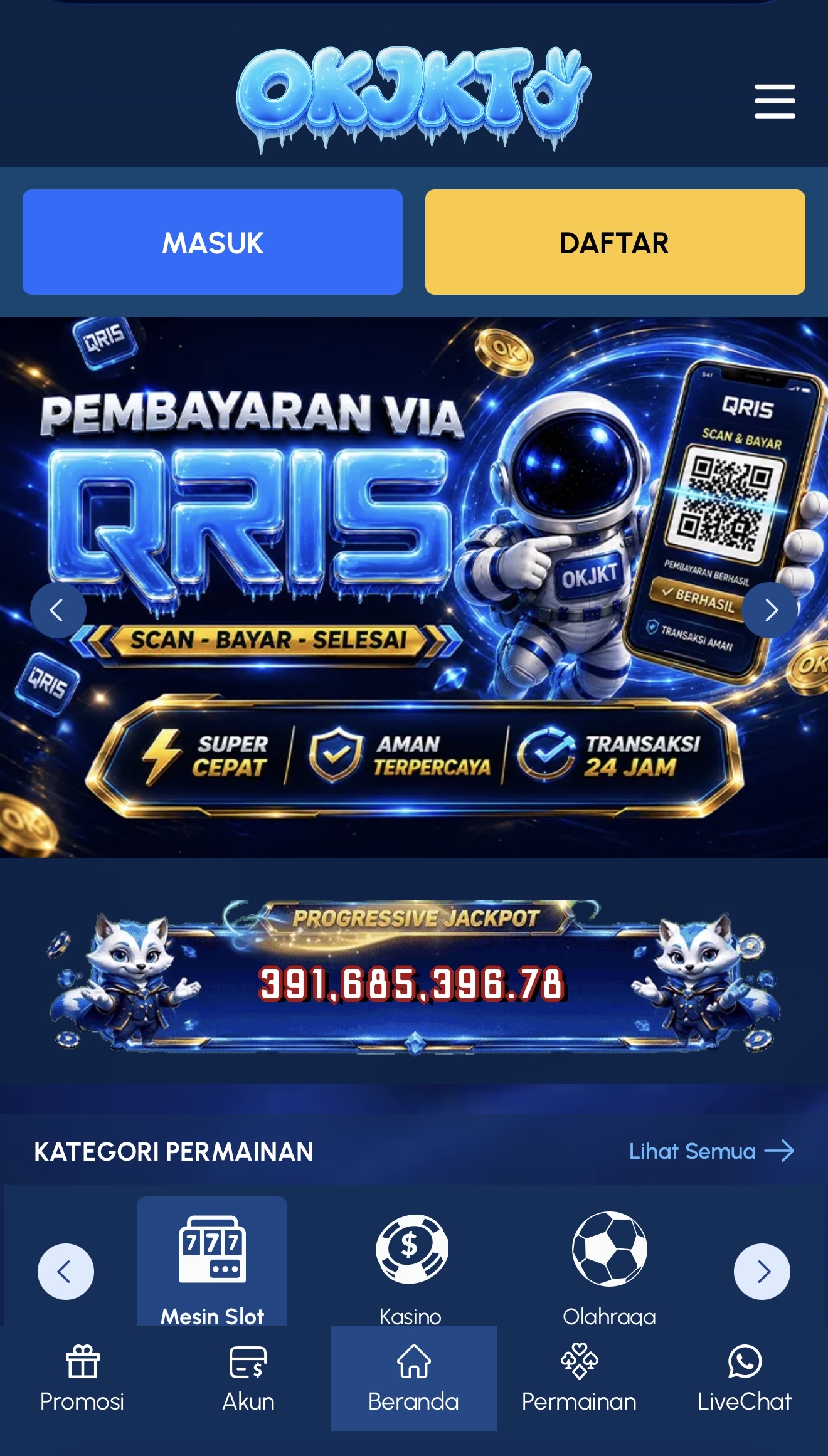 banner pembayaran qris